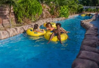 O parque ao entardecer
